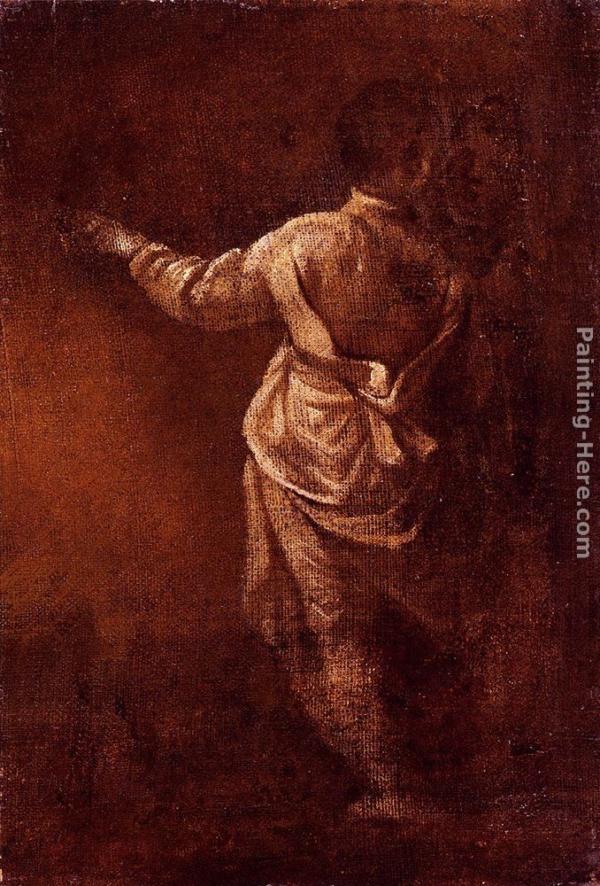 Donato Creti Study Of A Young Boy, Seen From Behind